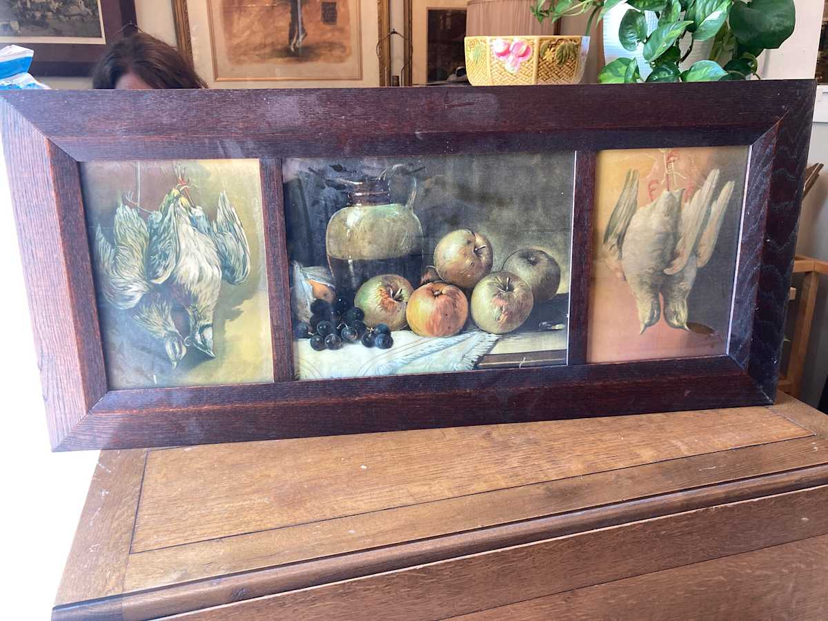 framed lithograph triptych, Image 2.