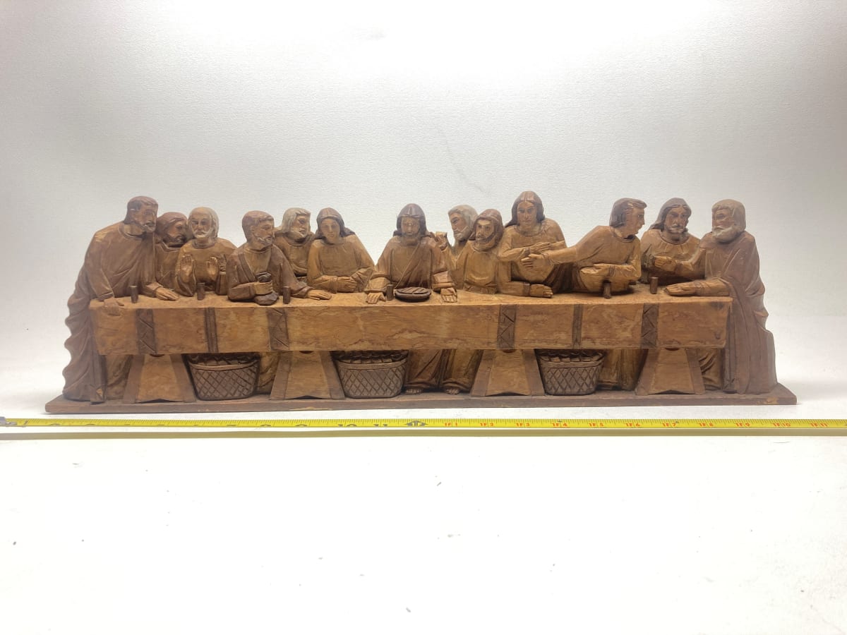 hand carved last supper 