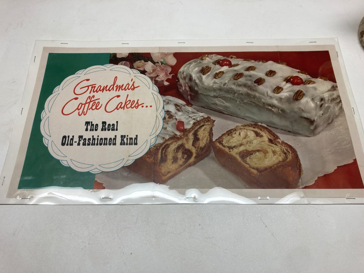Vintage coffee cake advertisement, Image 2.