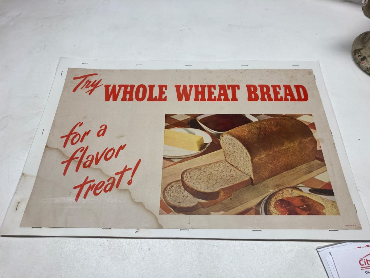 Vintage bread advertisement 