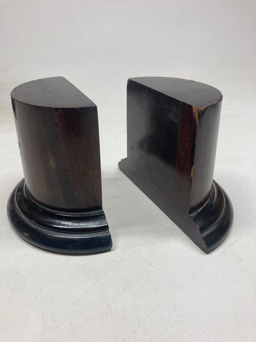 vintage column bookends 