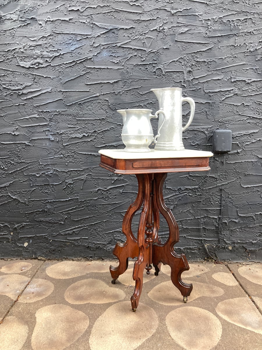 Marble top Victorian side table 