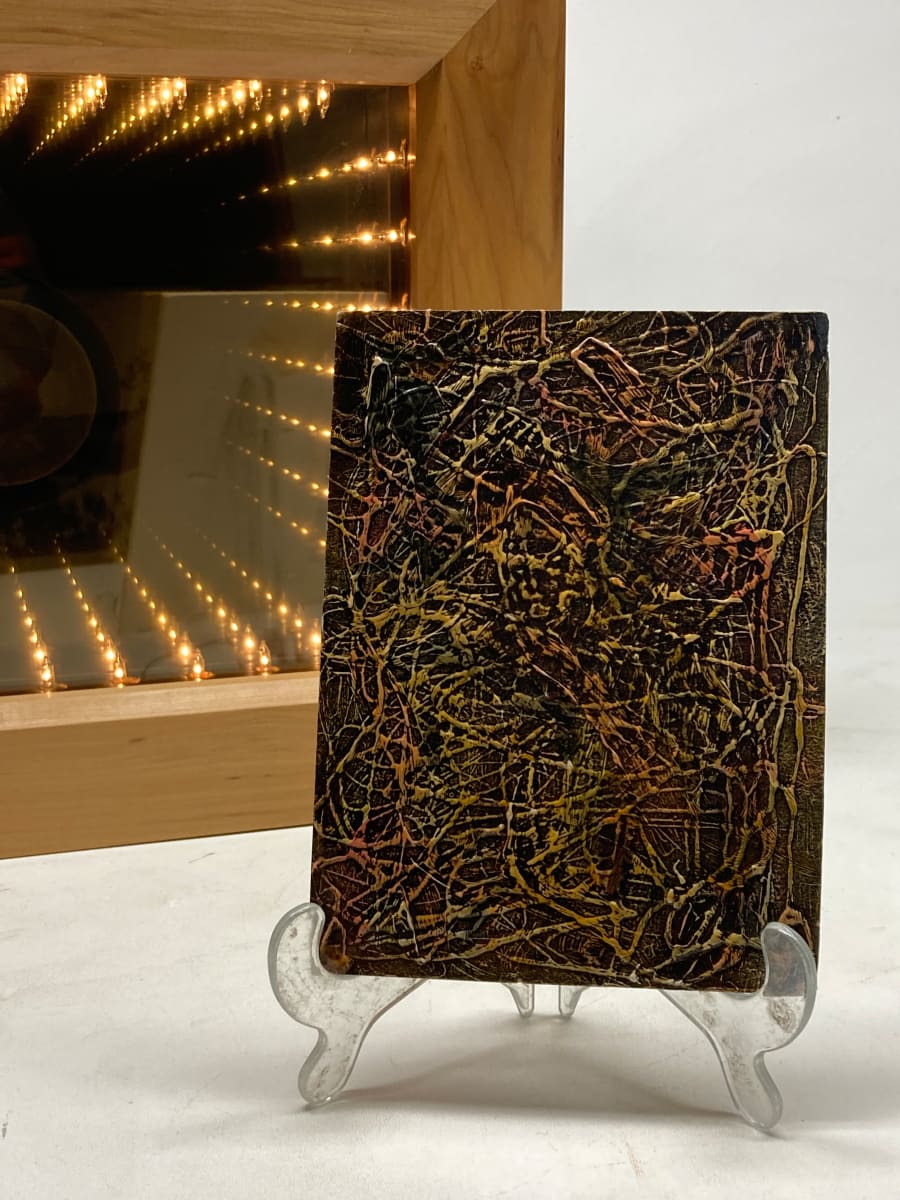 Abstract oil on board #5, Image 3.