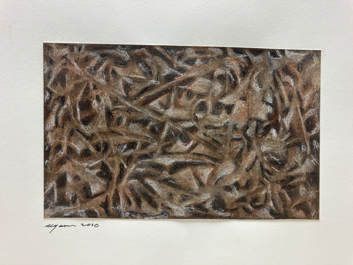 Original painting on paper  browns and black 