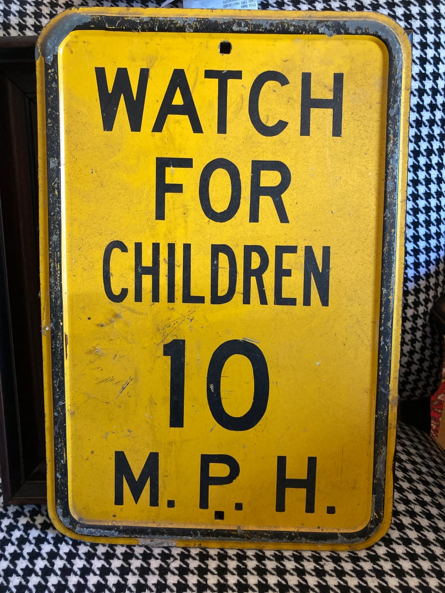 steel watch for children sign, Image 2.