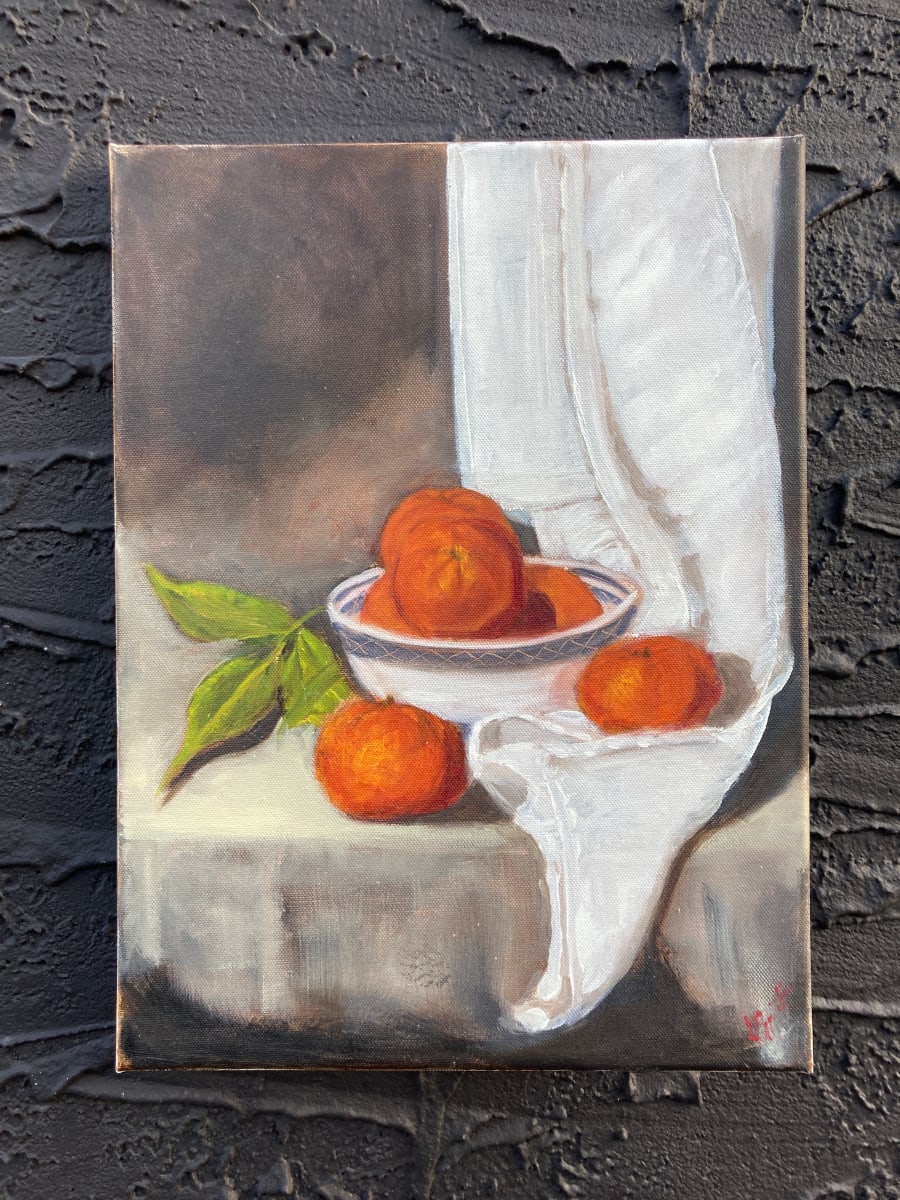 unframed still life oil painting 