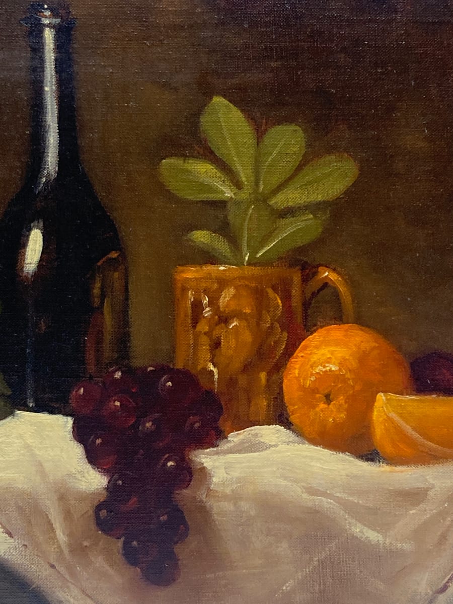 unframed still life with grapes 