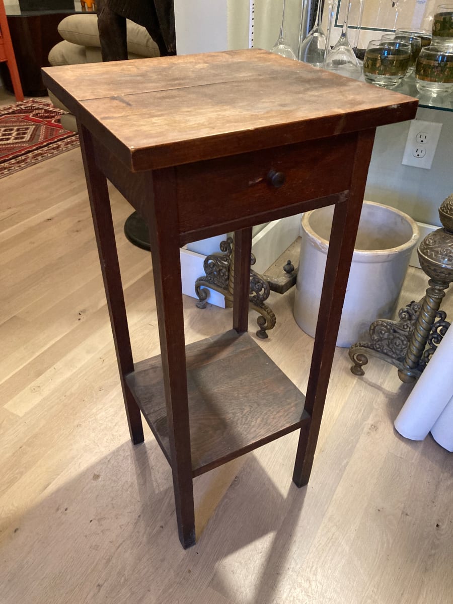 small mission table with drawer 