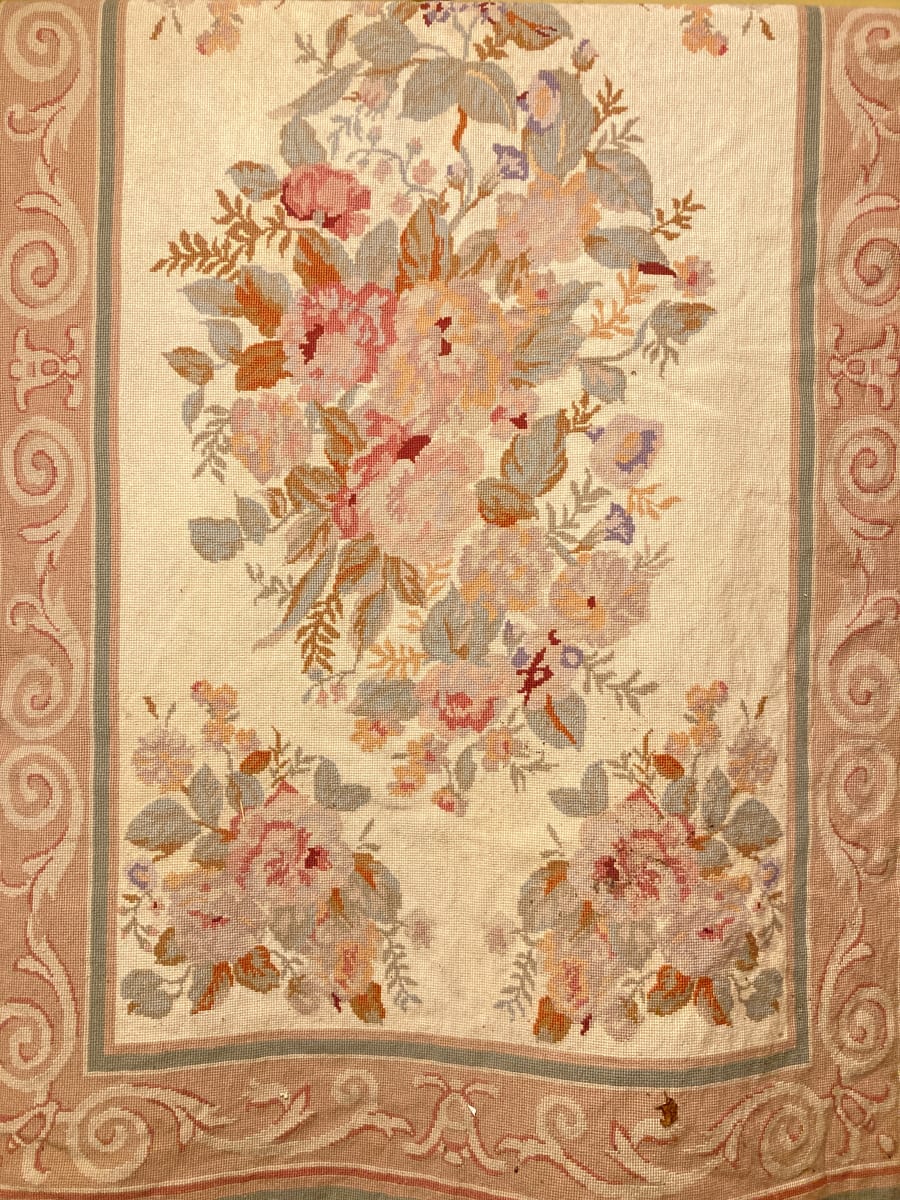 Hand made Aubusson rug 