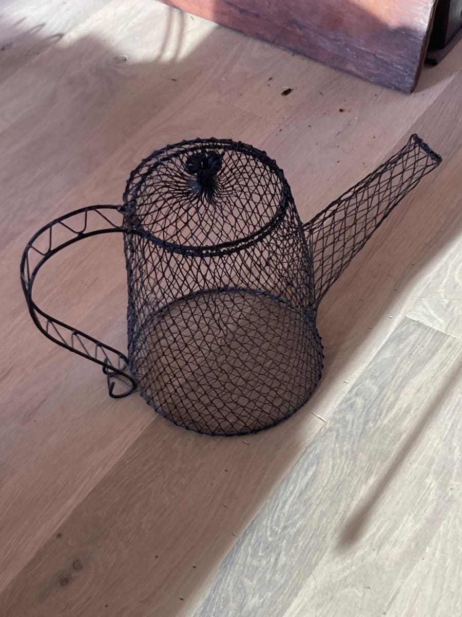 wire decorative coffee pot 