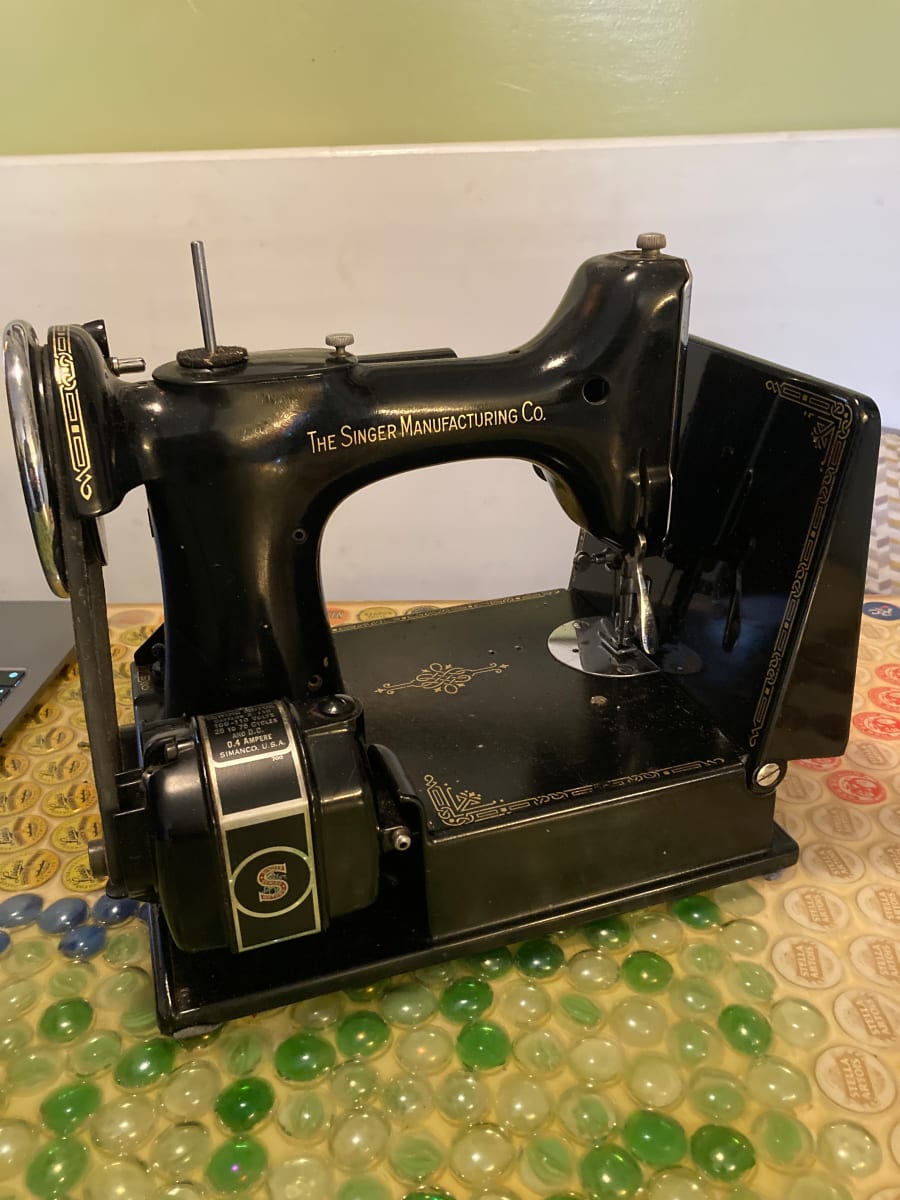 1935 Singer sewing machine portable from the collection of TIMELINES