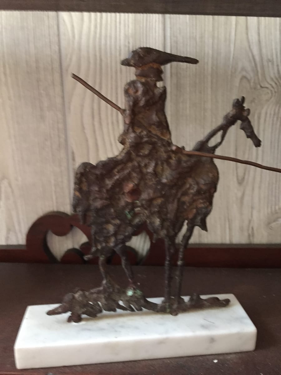 Don Quixote bronze sculpture 