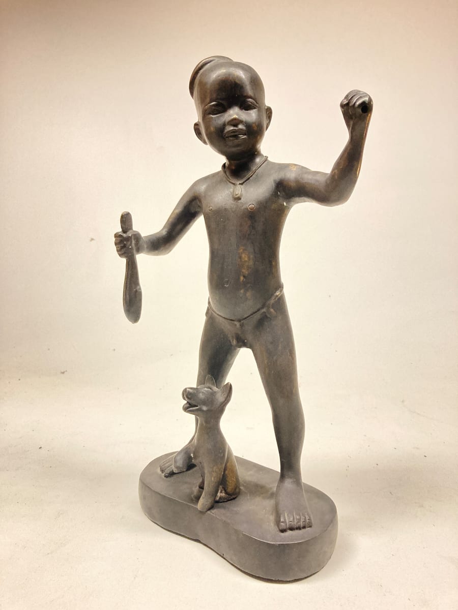 Asian bronze figure, Image 2.