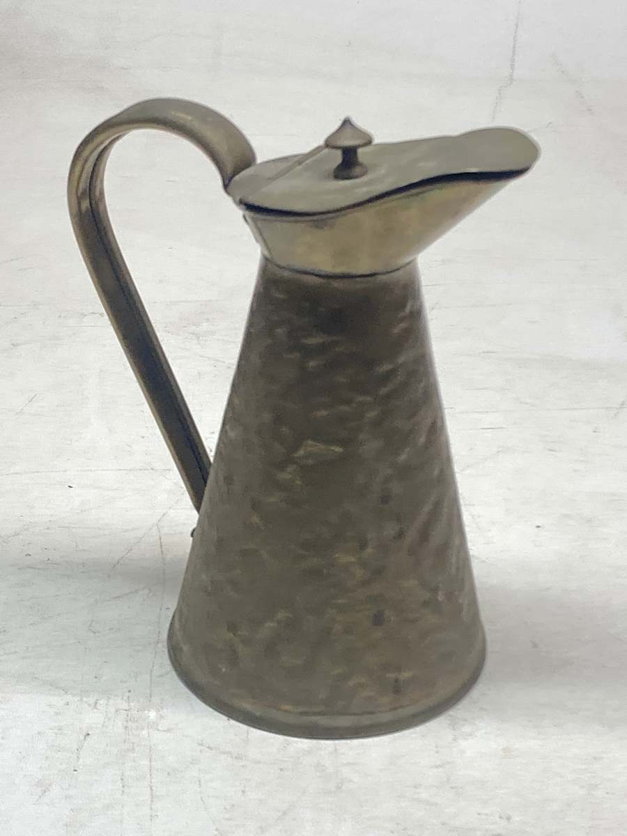vintage narrow covered pitcher 