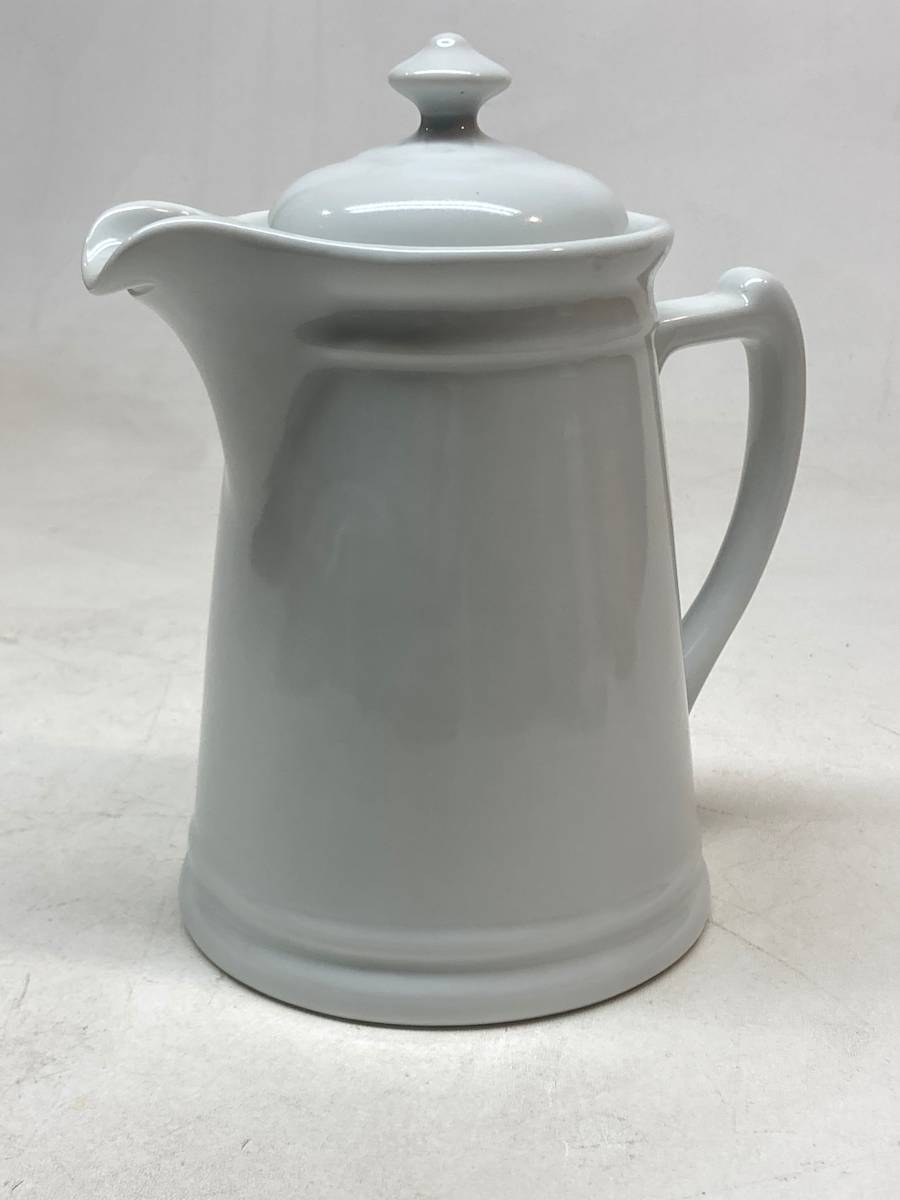 Ironstone 1 quart pitcher with lid, Image 2.