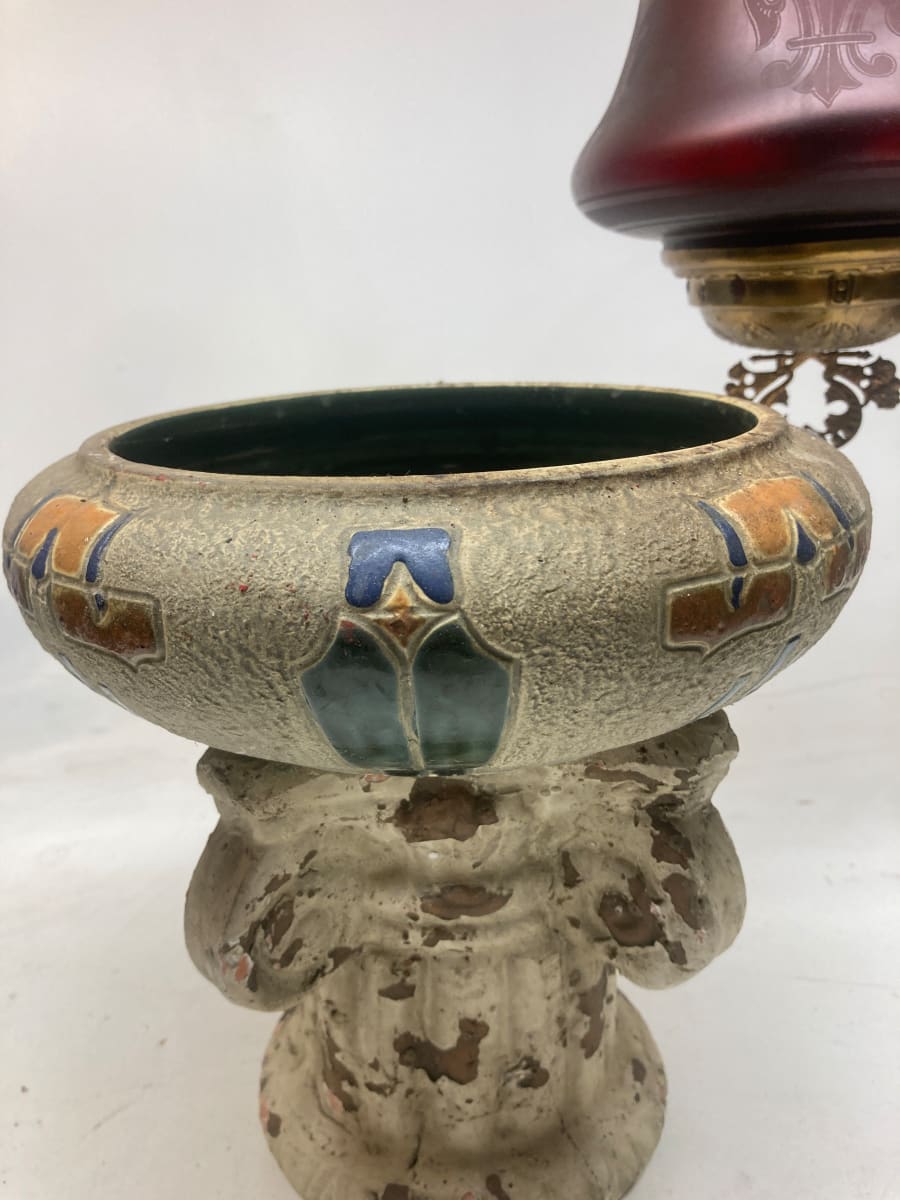 Roseville pottery bowl 