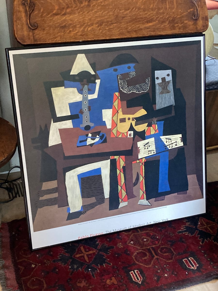 Framed Picasso print 