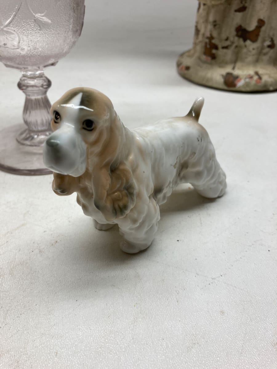 glass dog figure 