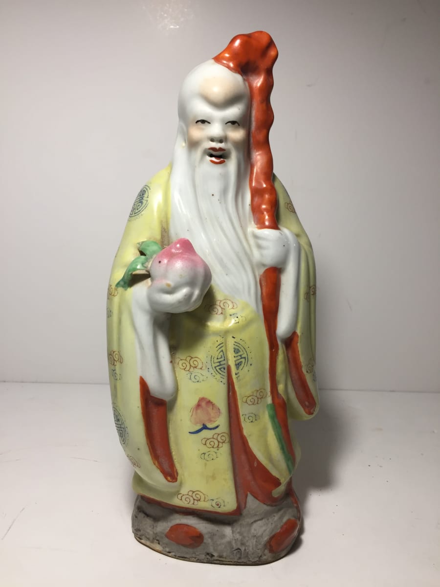 Asian hand painted figure 