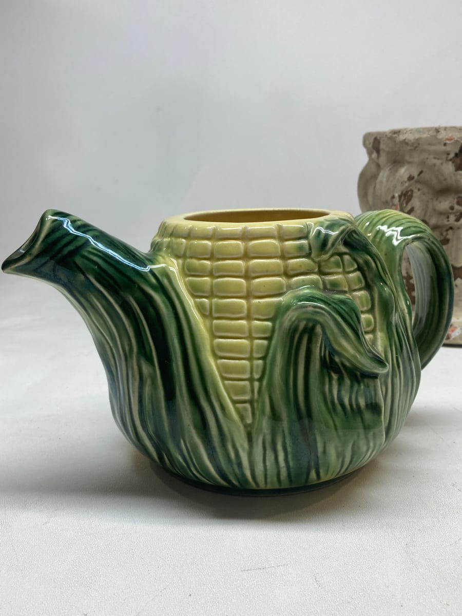 corn pottery pitcher 