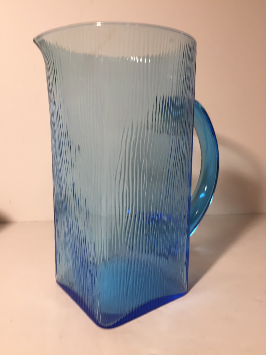 Vintage iceberg blue water pitcher 