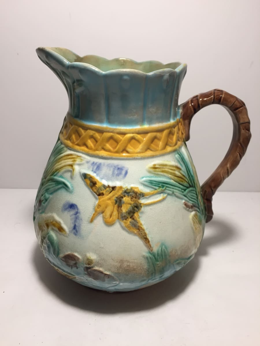 Majolica pitcher 