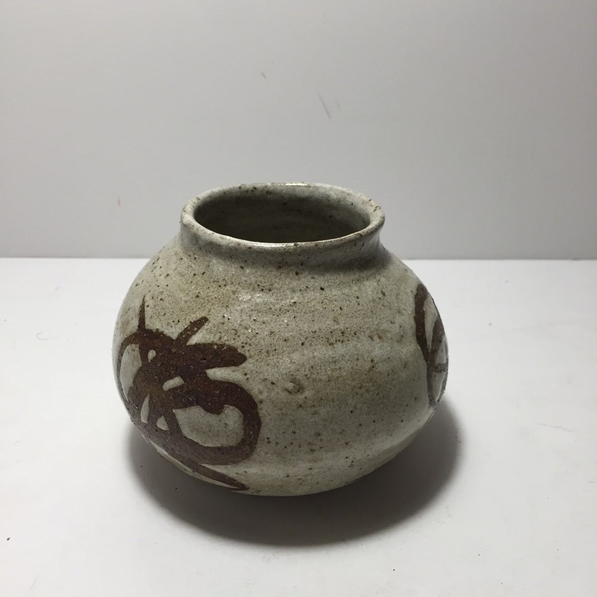 hand made vintage Art Pottery vase 