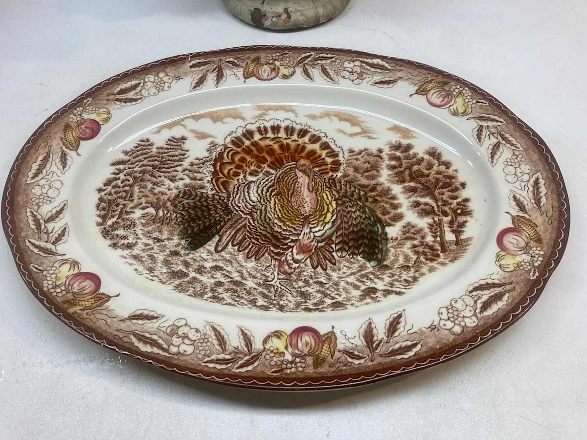 Large Turkey platter, Image 2.