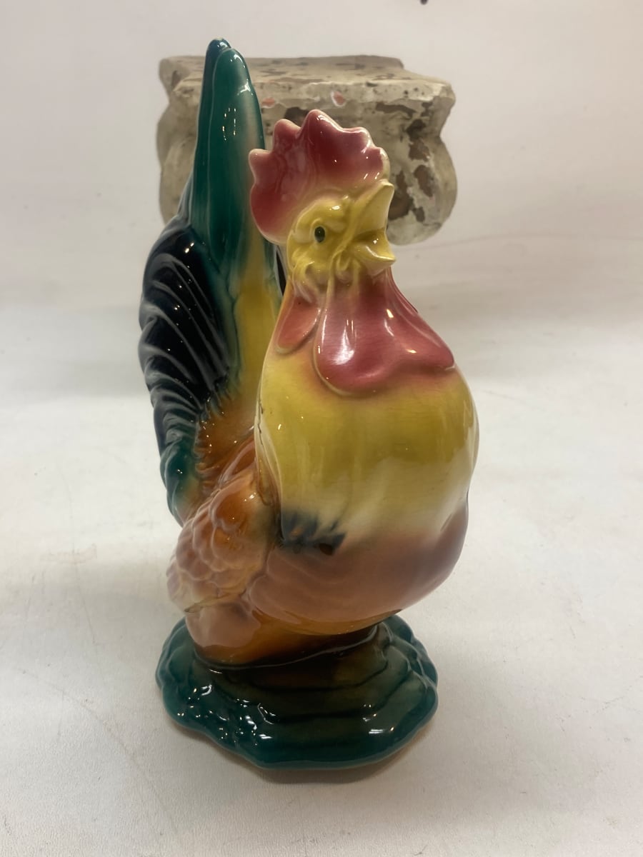 pottery rooster 