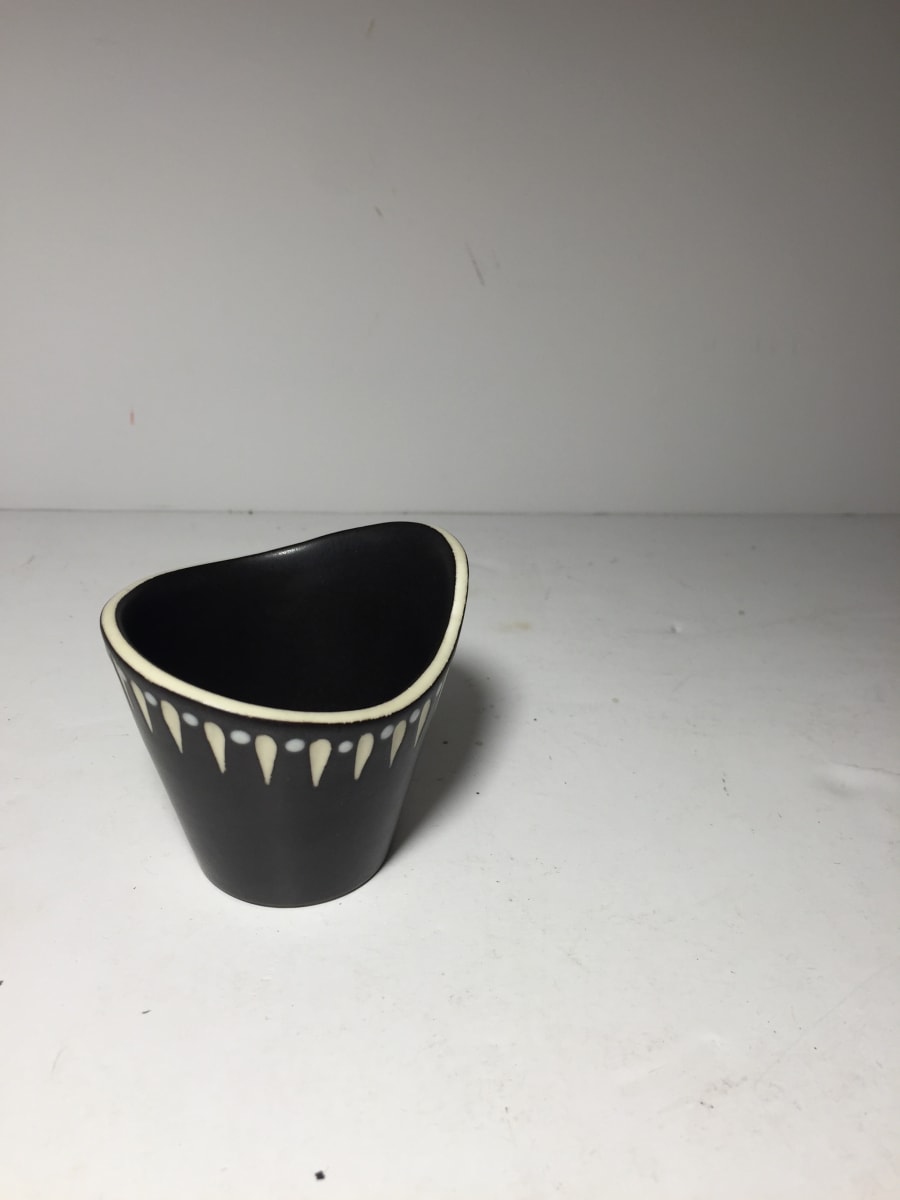 vintage miniature  Scandinavian art pottery vase 