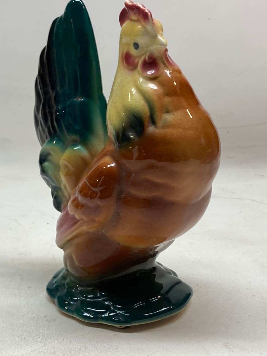 pottery rooster 