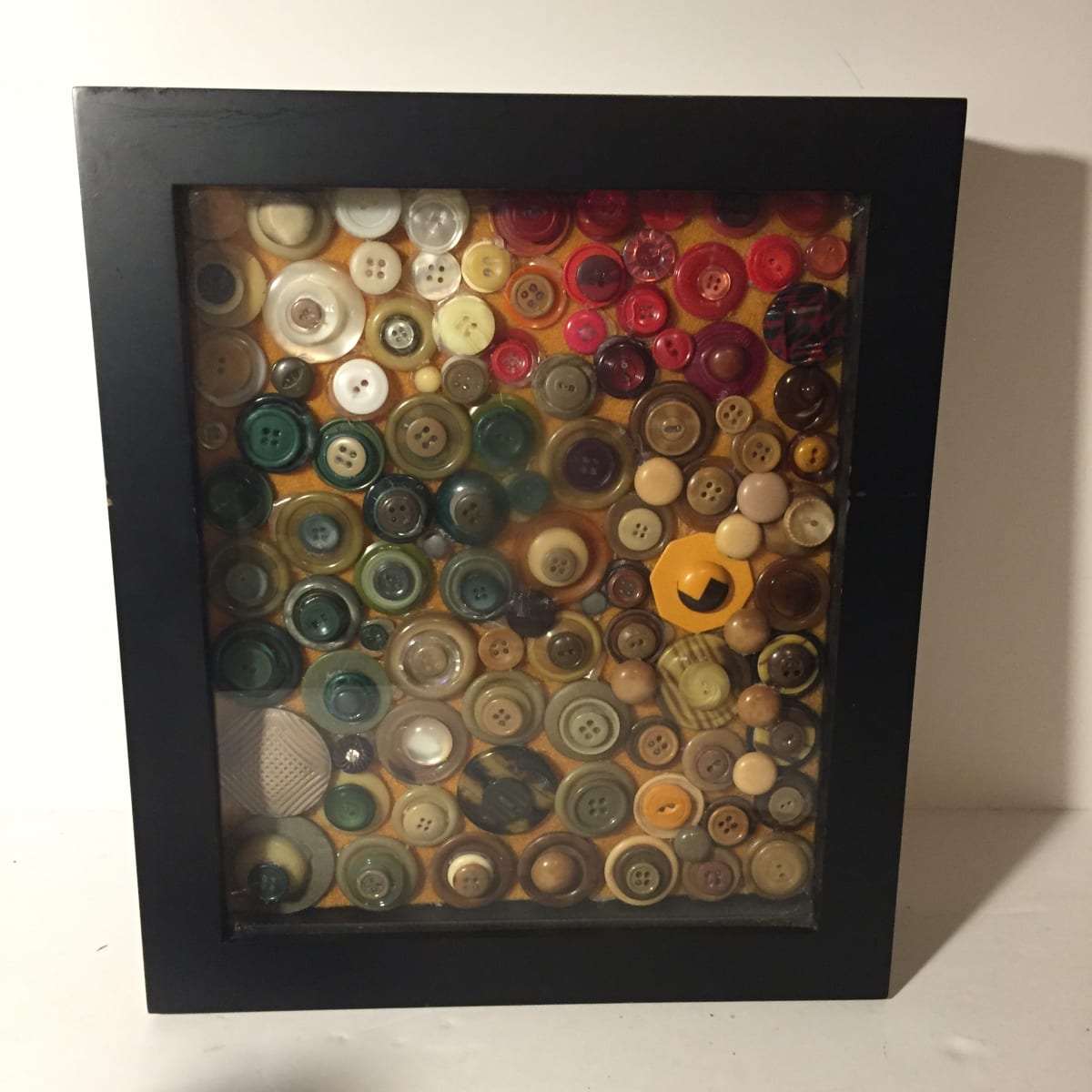 Framed button art 