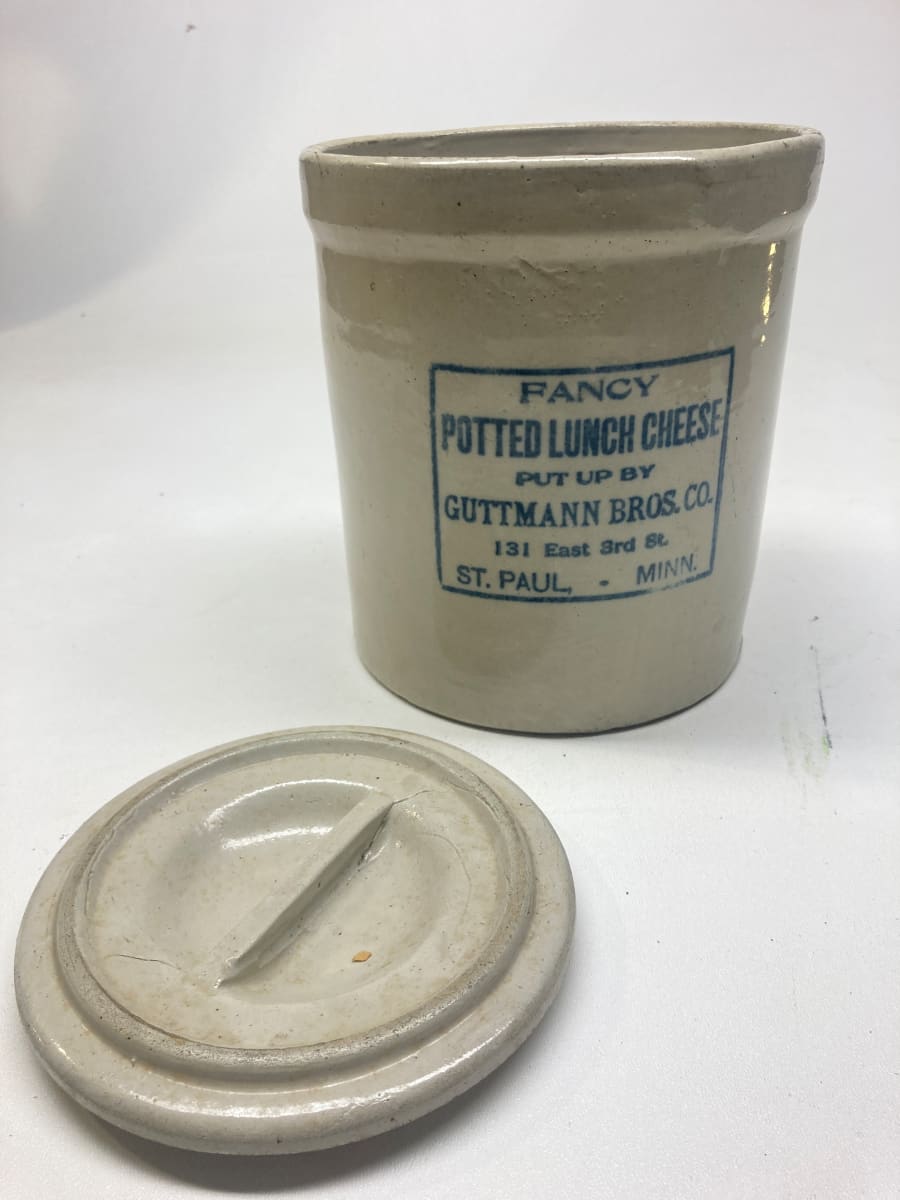 covered Red Wing Guttmann Bros potted Lunch Cheese 