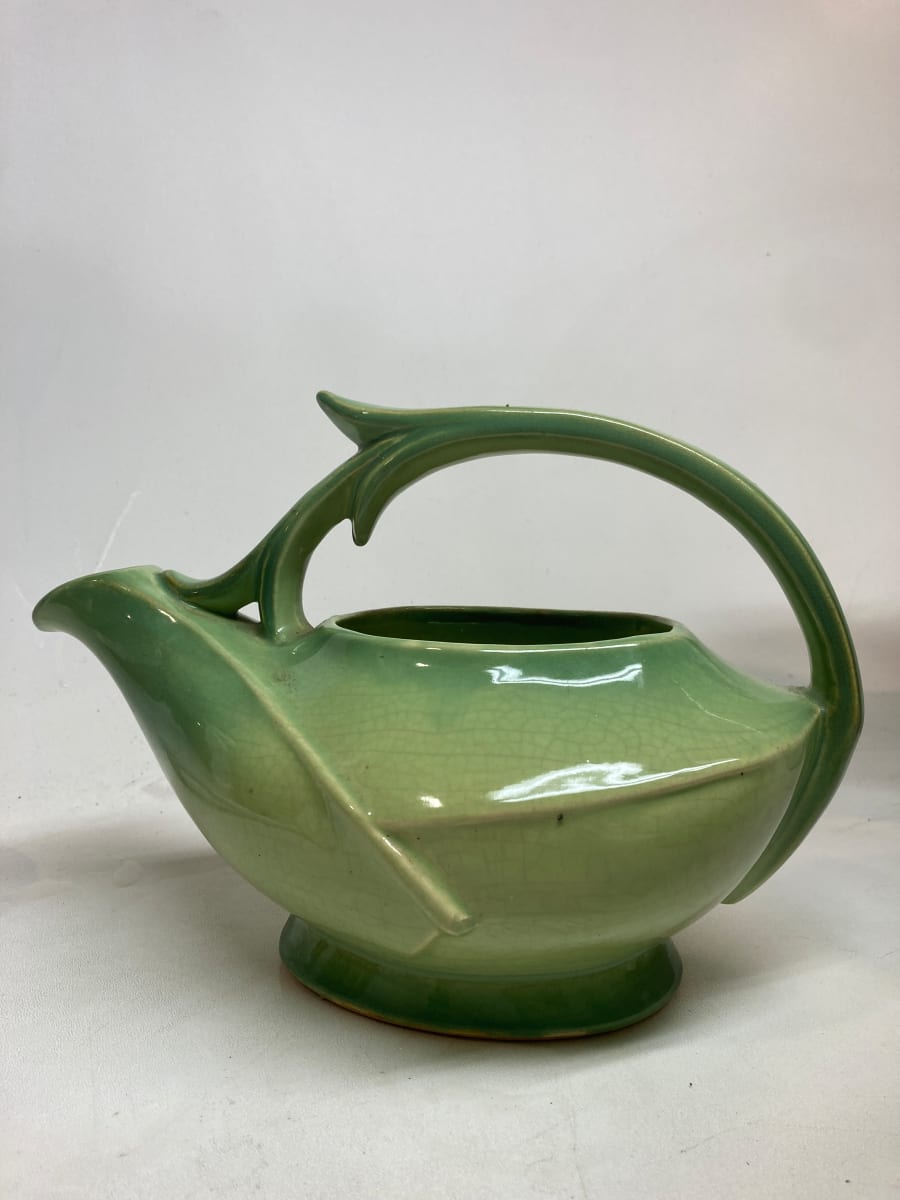 McCoy green teapot 