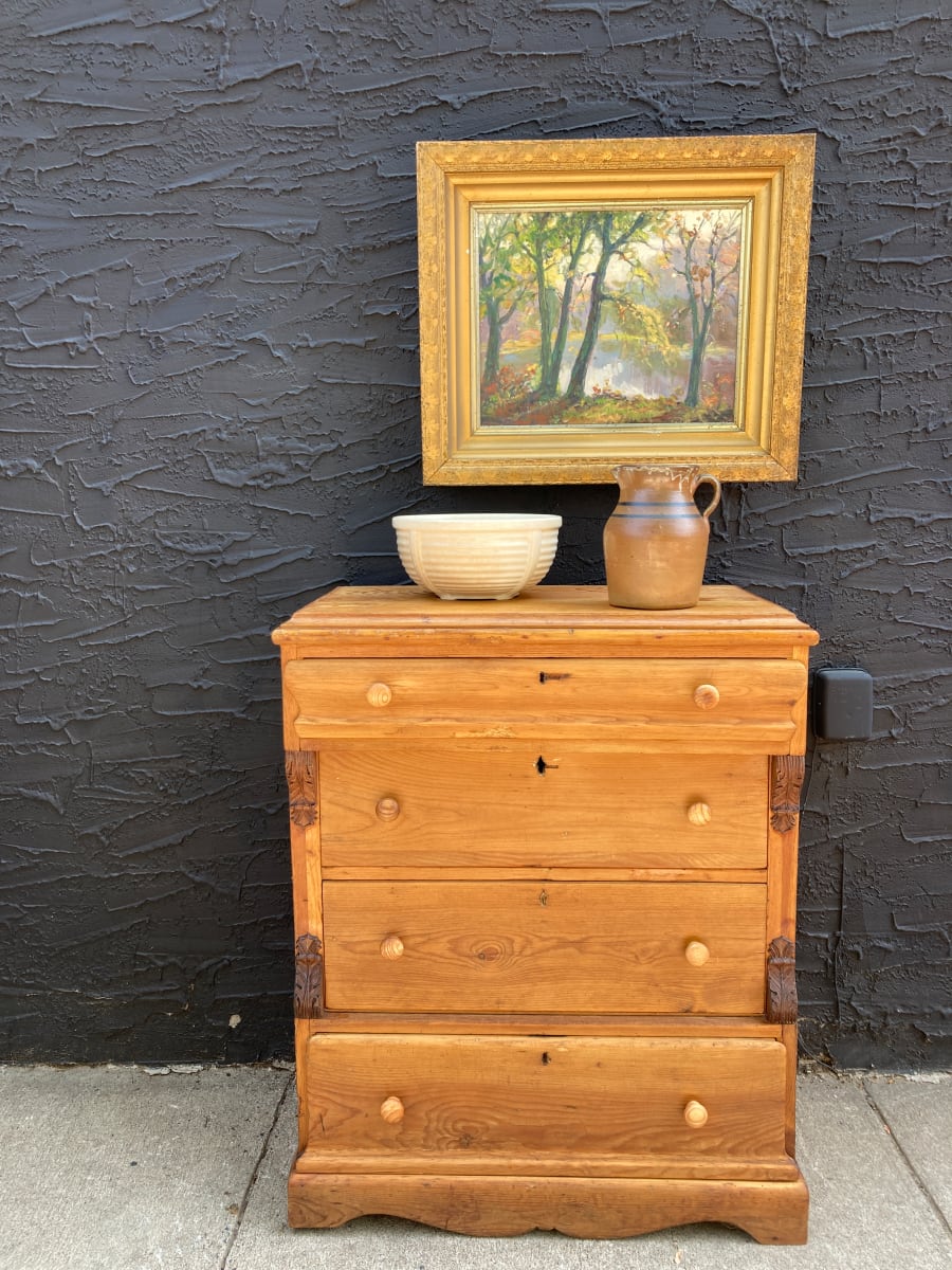 early 19th century Scandinavian pine chest 