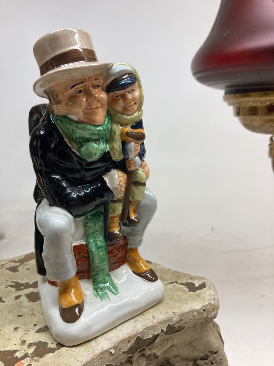 Hand painted porcelain Tiny Tim figure, Image 2.