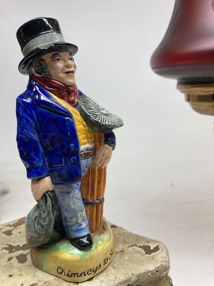 Hand painted porcelain Chimneys to Sweep 