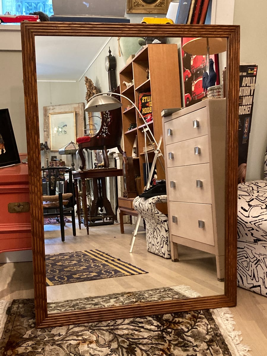 Henredon mid century modern mirror, Image 4.