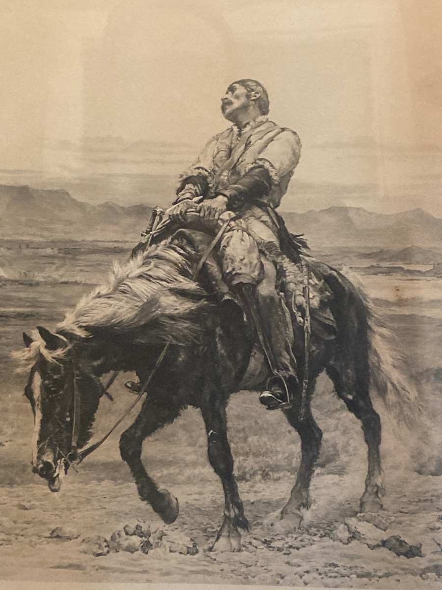 The Remnants of an Army lithograph 