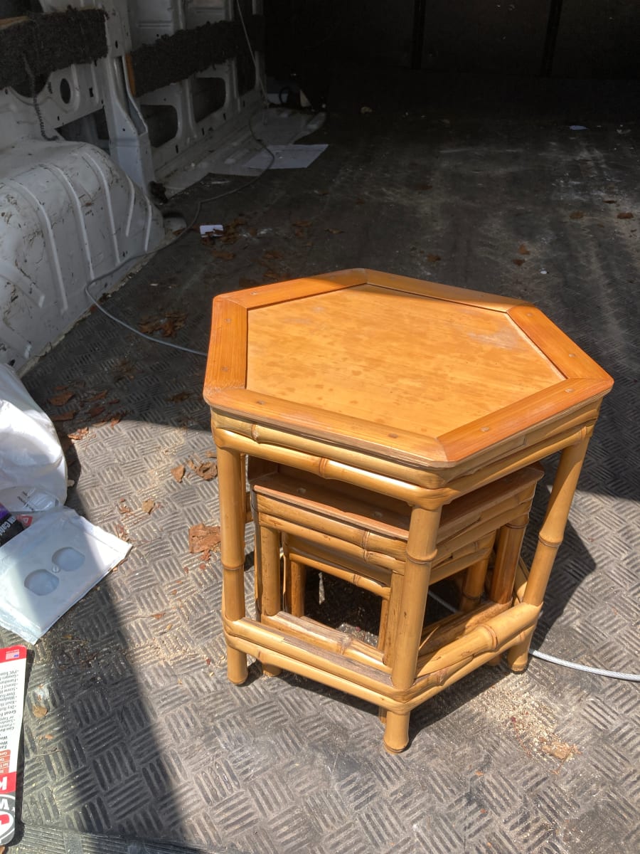 Bamboo 3 nesting tables 