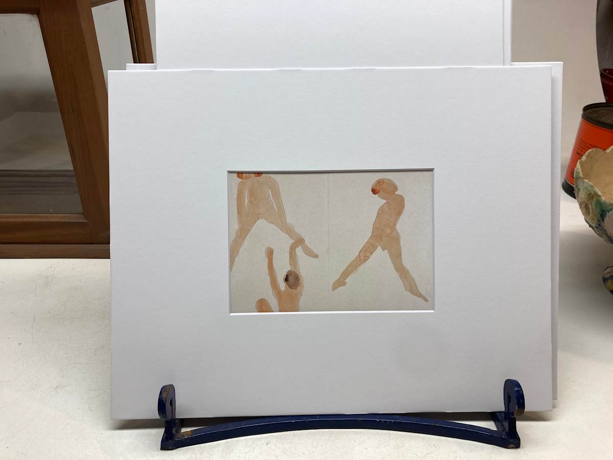 Rodin matted print #9, Image 9.
