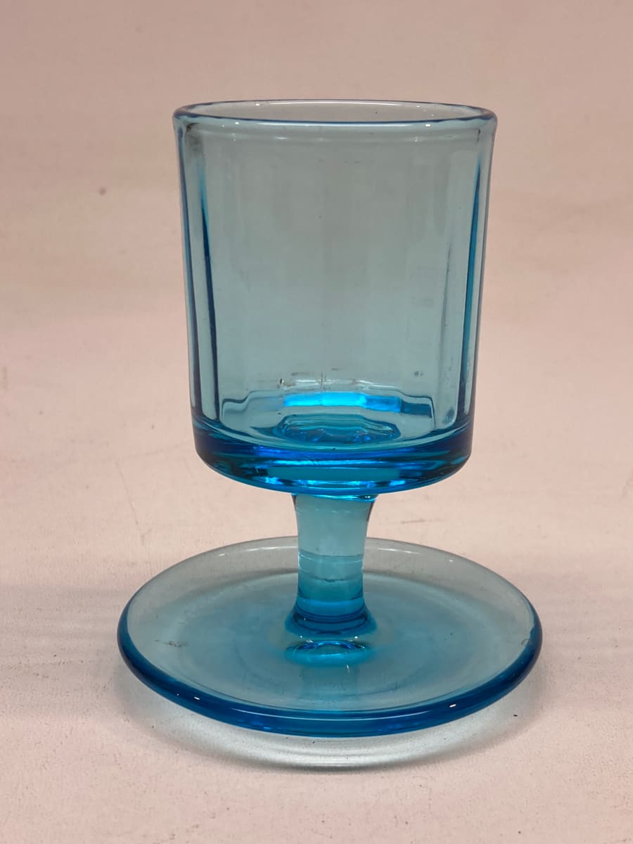 blue ring dish with cup 