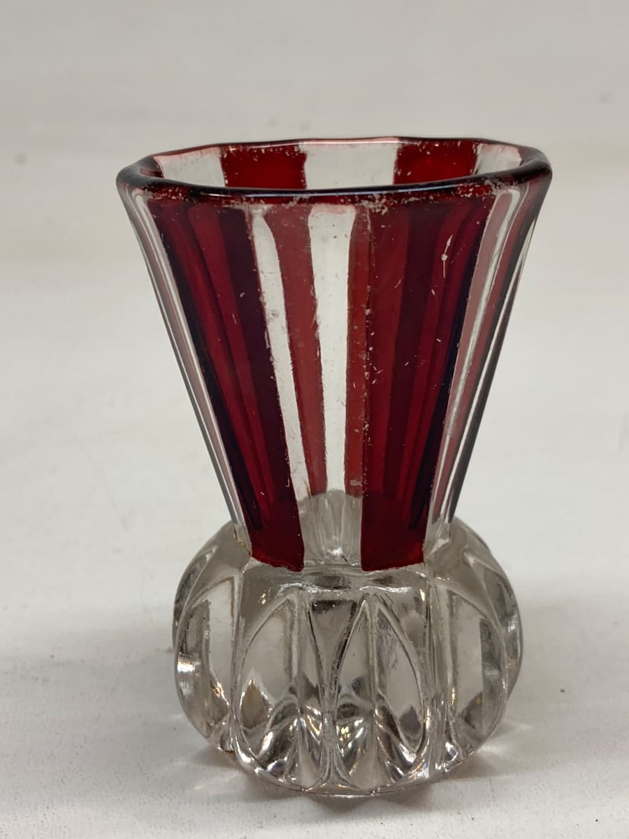 ruby flash toothpick vase 