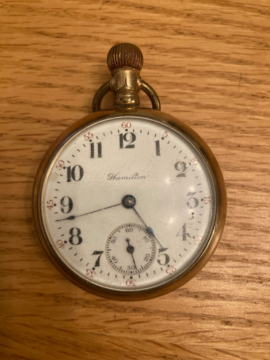Hamilton pocket watch, Image 1.