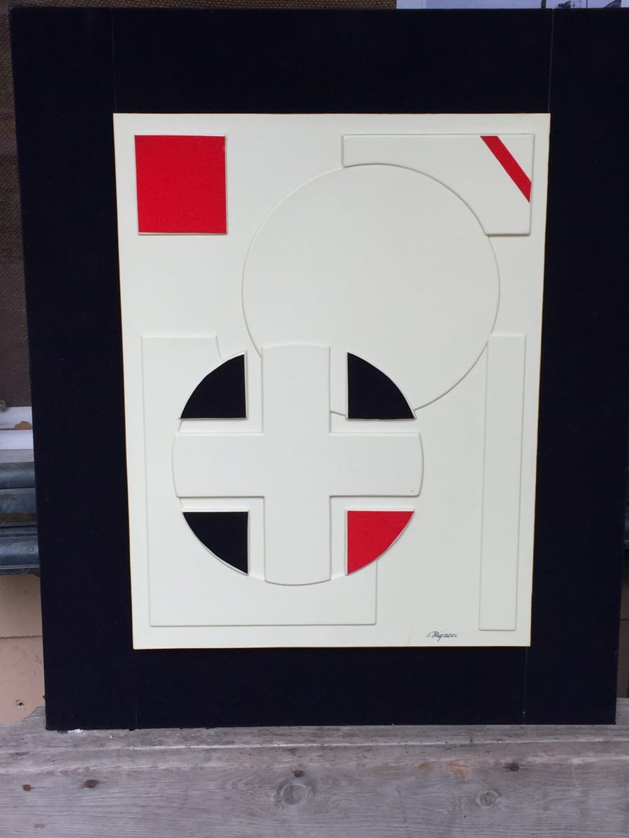 Post Modern Geometric plastic wall piece 