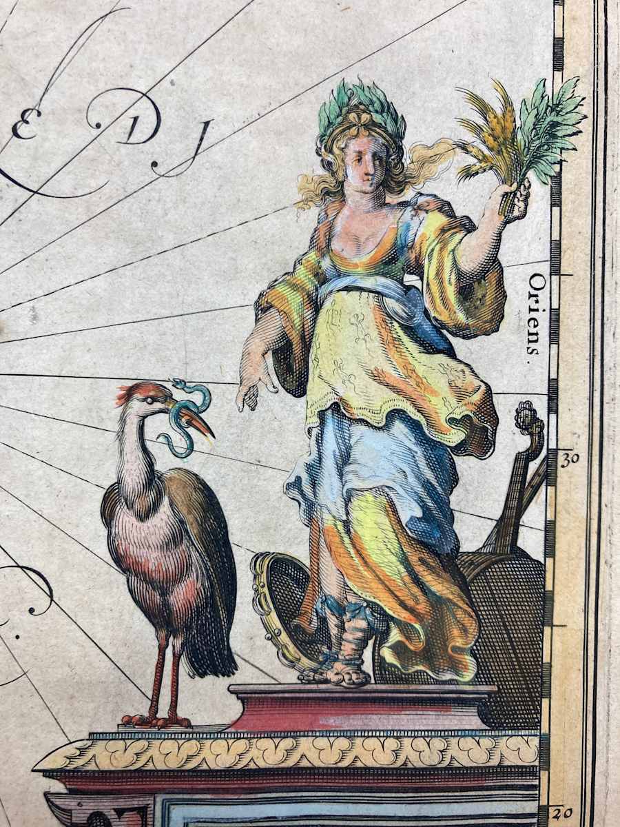 Framed 17th century map by Joan Blaeu, Image 9.