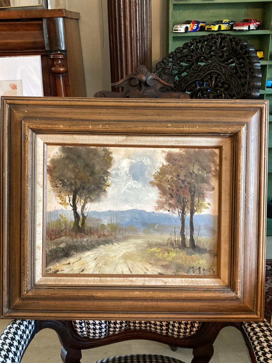 French landscape oil painting 