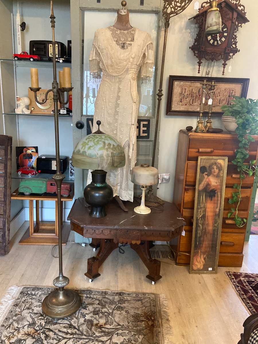 vintage brass floor lamp 