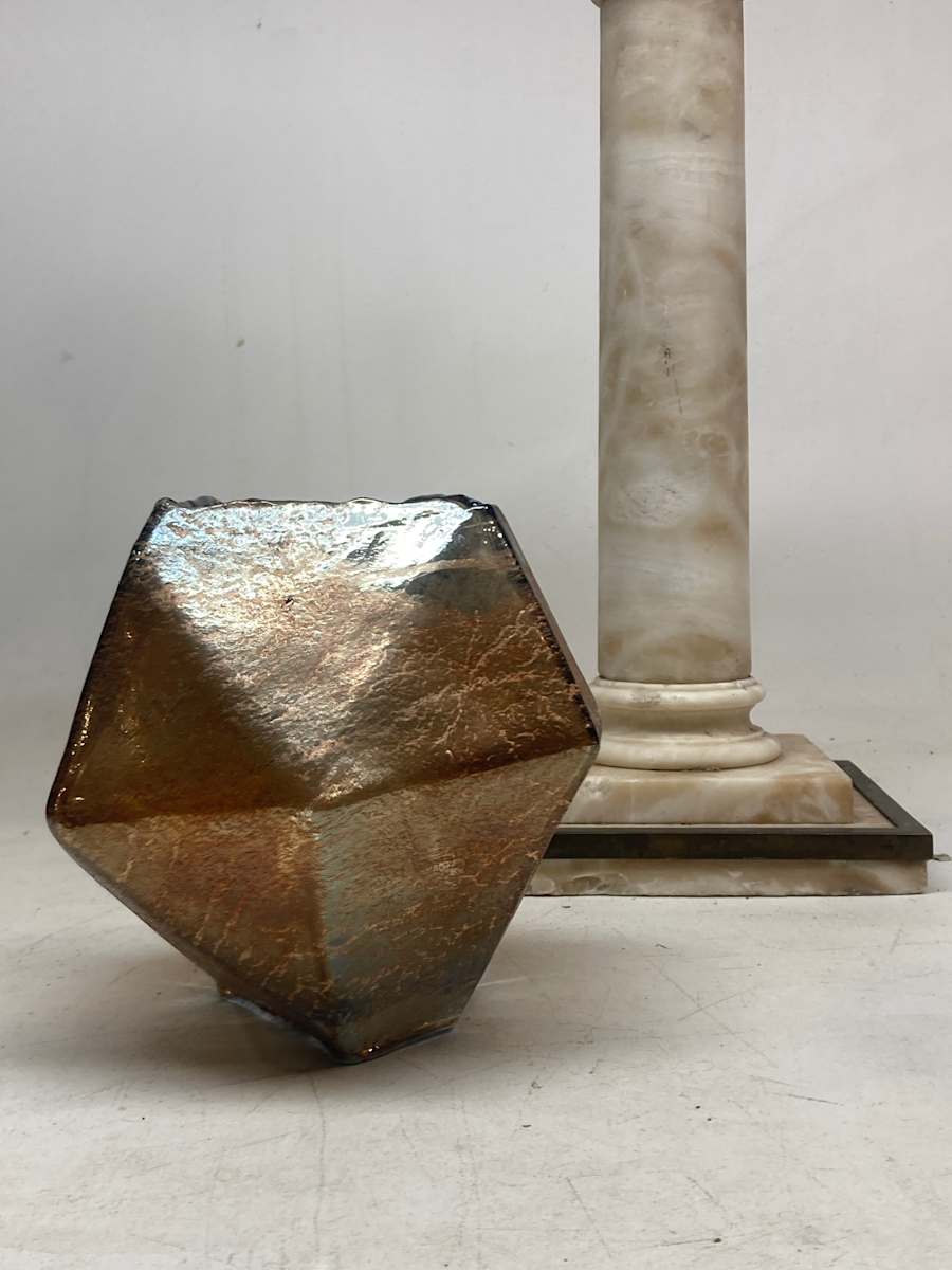 Ruba Rombic art glass vase, Image 4.