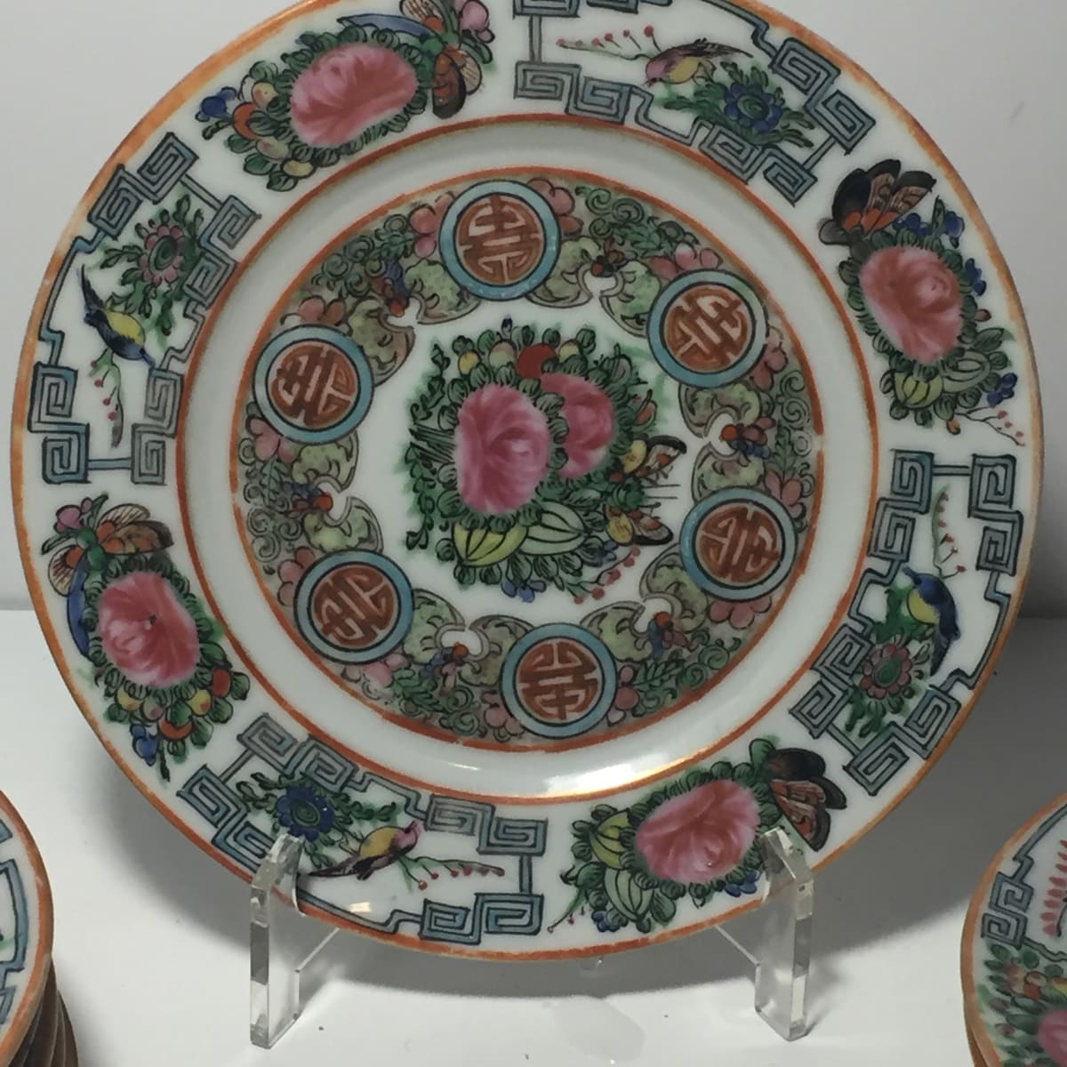 Imperial Canton Famille Rose 7" plate 